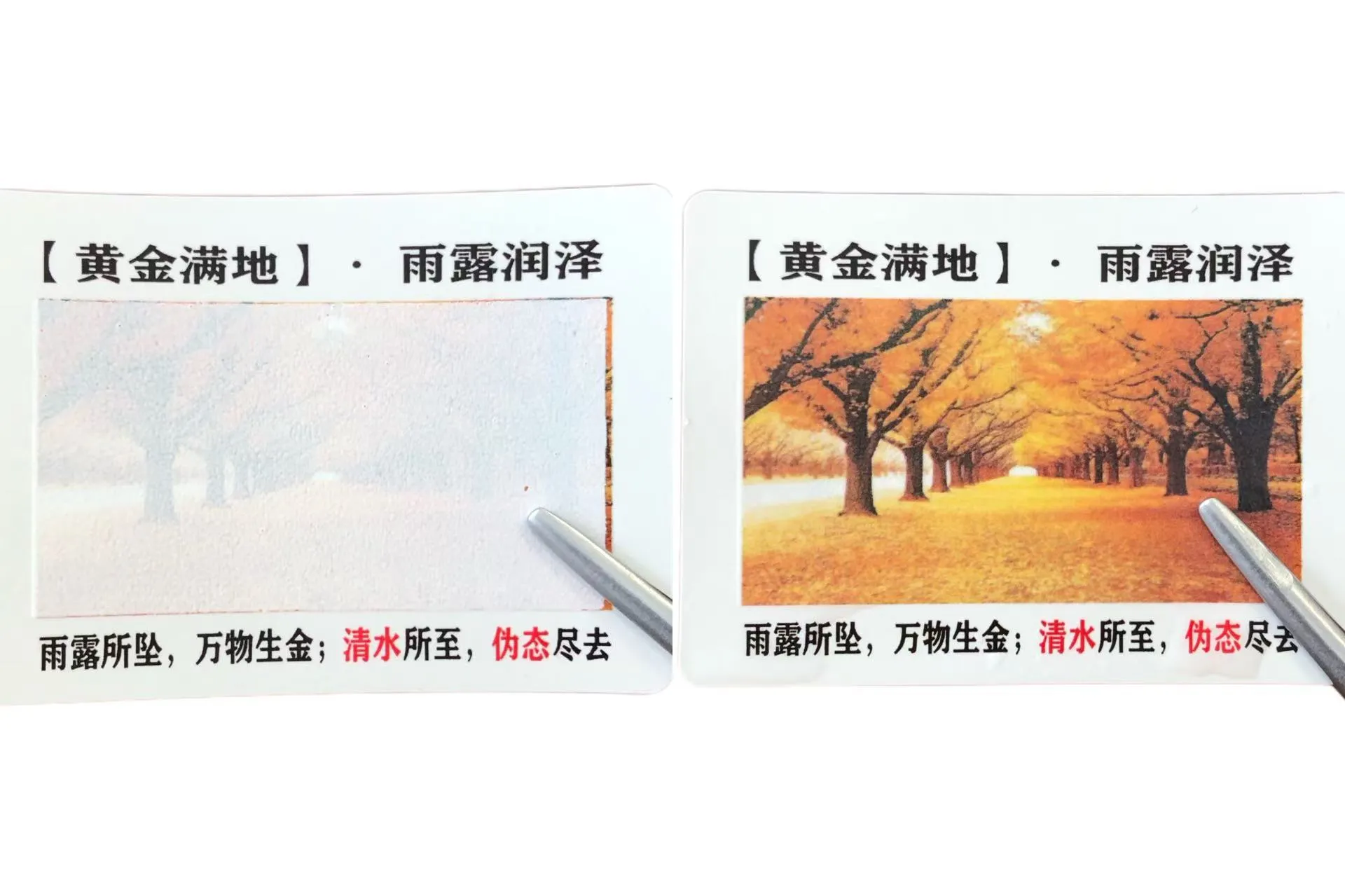 Czy znasz etykiety wrażliwe na wodę zmieniające kolor?