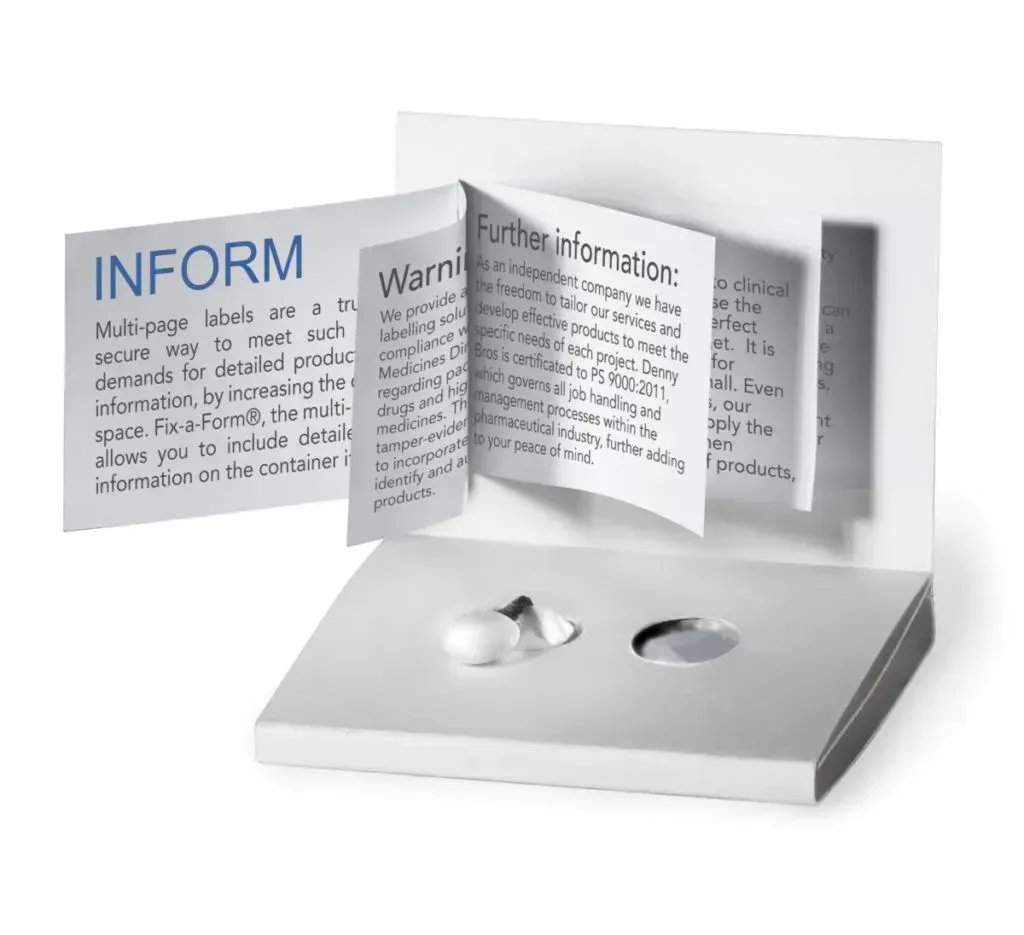 Medycyna rozkładane etykiety