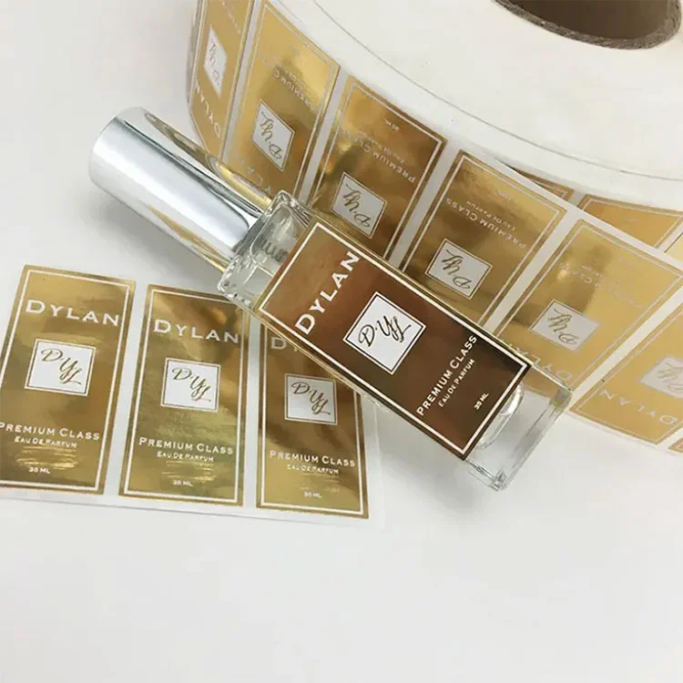 Wielowarstwowa etykieta na perfumy