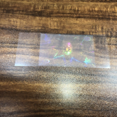 Przezroczyste naklejki holograficzne